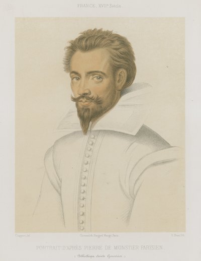 Sivri sakallı bir adamın portresi by French School