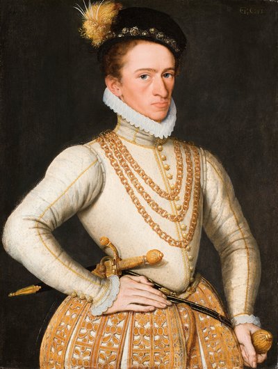 Bilinmeyen bir Fransız Asilzadesinin Portresi, 1560-9 by French School