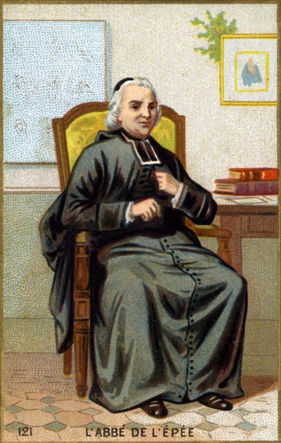 Kılıç Başrahipinin Portresi (1712-1789). 19. yüzyılın sonunun kromolitografisi. by French School
