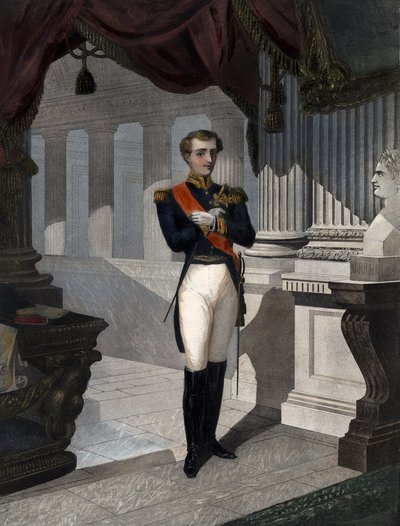 Roma Kralı II. Napolyon'un Portresi, Reichstadt Dükü (1811-1832) İmparator I. Napolyon'un (1769-1821) oğlu” Pernel tarafından gravür by French School
