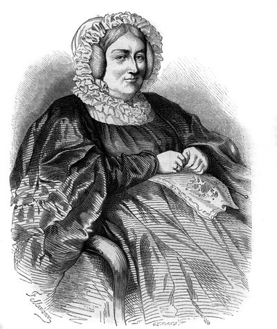 Marquise de La Rochejaquelein (La Rochejaquelein) (kızlık soyadı Marie Louise Victoire de Donnissan veya Donissan) (1772-1857), Fransız yazar. 1858'den gravür. by French School