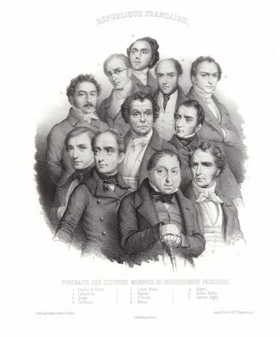 Geçici Hükümetin Vatandaş Üyelerinin Portreleri by French School