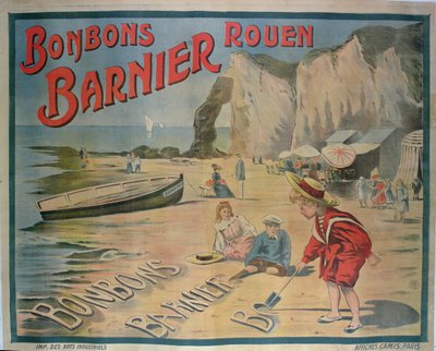 Poster reklam Barnier tatlılar by French School