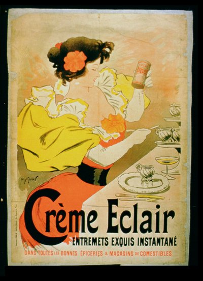 Poster reklam Creme Eclair Instant Tatlı by French School