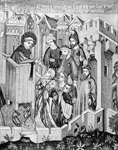 İlk Misyoner Havarilerin Vaazı, Orta Çağ ve Rönesans