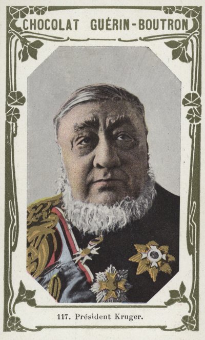 Başkan Kruger (renkli fotoğraf) by French School