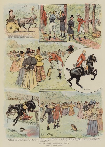 Gurur bir Düşüşten önce gider (chromolitho) by French School
