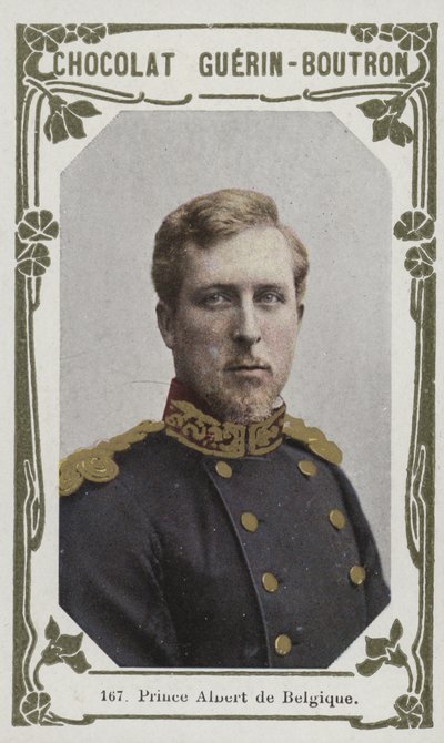 Belçika Prensi Albert (renkli fotoğraf) by French School