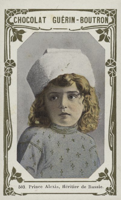Prens Alexis, Heritier de Russie (renkli fotoğraf) by French School