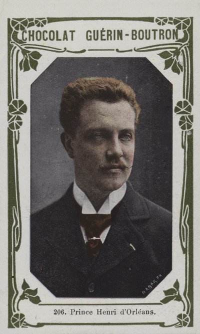 Prens Henri dOrleans (renkli fotoğraf) by French School