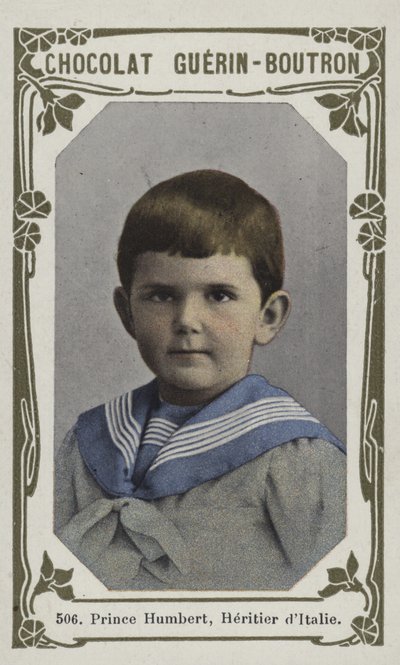 Prens Humbert, Heritier dItalie (renkli fotoğraf) by French School
