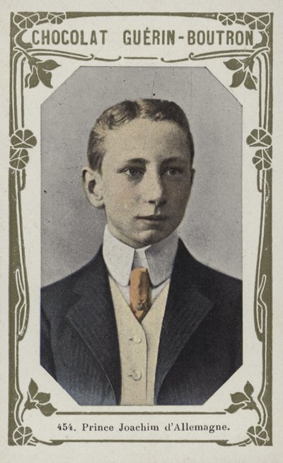 Prens Joachim dAllemagne (renkli fotoğraf) by French School