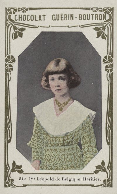 Prens Leopold de Belgique, Heritier (renkli fotoğraf) by French School