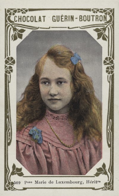 Lüksemburg Prensesi Marie, Heritiere (renkli fotoğraf) by French School