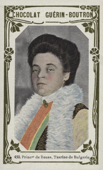Reuss Prensesi, Bulgaristan Tzarine (renkli fotoğraf) by French School