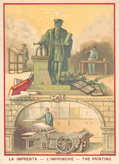 Baskı (kromolito) by French School