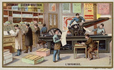 Baskı işleri (kromolitho) by French School