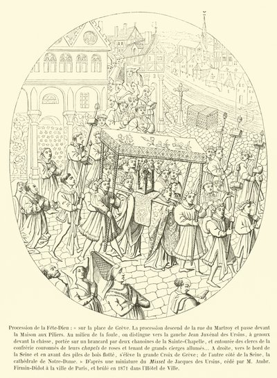 Fete-Dieu alayı by French School
