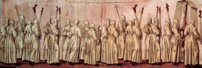 Beyaz Tövbekarların Alayı veya Henry III by French School