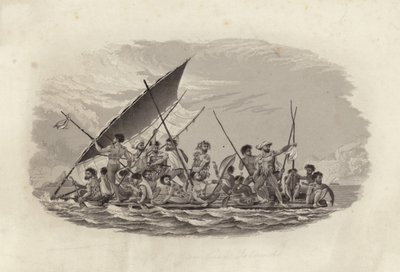 Raft, Gambier Adaları by French School