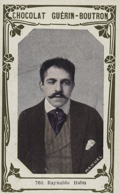Reynaldo Hahn (renkli fotoğraf) by French School