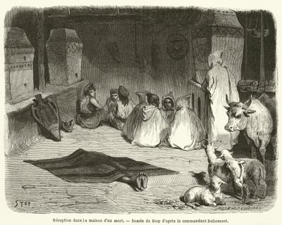Bir ölünün evinde resepsiyon by French School