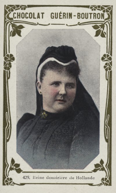 Hollanda Kraliçesi Dowager (renkli fotoğraf) by French School