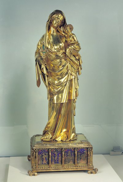 Bakire Jeanne dEvreux, c, 1324-29 (altın ve gümüş) (detay için bkz. 110882) by French School
