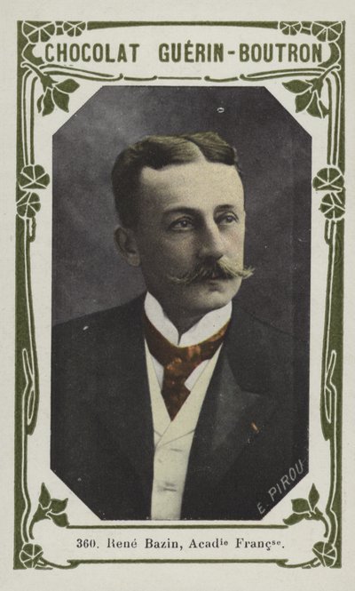 Rene Bazin, Academie Française (renkli fotoğraf) by French School