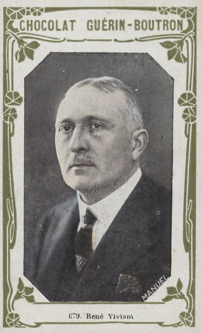 Rene Viviani (renkli fotoğraf) by French School