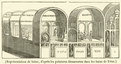 Temsil de bains (gravür) by French School