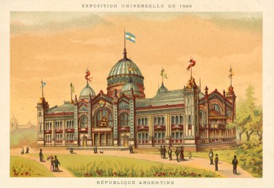 Arjantin Cumhuriyeti, Evrensel Sergi 1889, Paris by French School