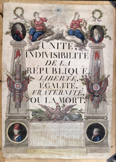 Cumhuriyet takvimi, 1794 by French School
