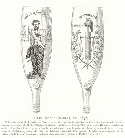 Cumhuriyet boruları, 1848 Devrimi, Fransa by French School