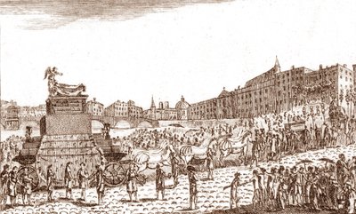 Voltaire'in küllerinin dönüşü (Francois Marie Arouet dit Voltaire by French School