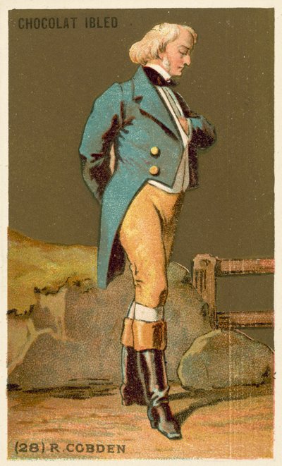 Richard Cobden, İngiliz politikacı (chromolitho) by French School