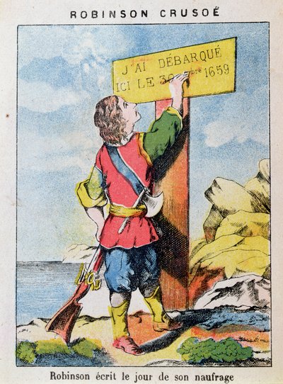 Robinson Crusoe Gemi Enkazının Tarihini Yazıyor by French School
