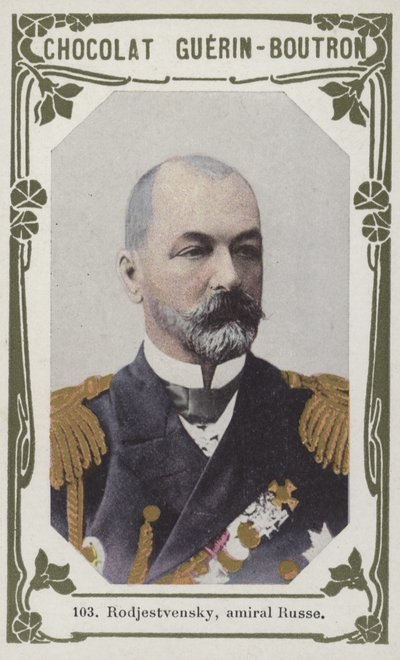 Rodjestvensky, amiral Russe (renkli fotoğraf) by French School