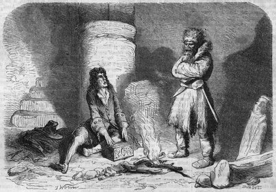 Roma dizisi: “İzlanda Hanı”” Victor Hugo (1802-1885). “Les bons romantizm” deki gravür by French School
