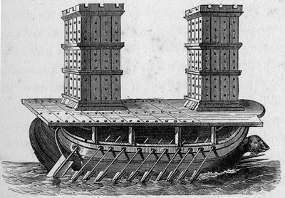 Roma bir kule gemisi. “La Marine et les koloniler: ticaret by French School