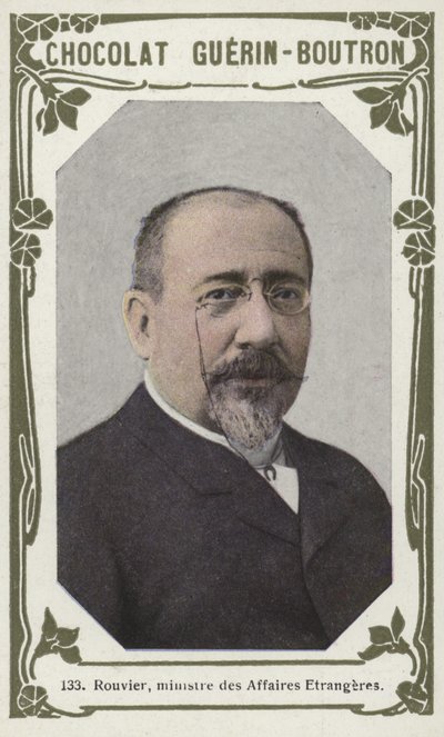 Rouvier, Dışişleri Bakanı (renkli fotoğraf) by French School