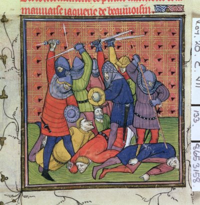 Roy 20 C VII f.133 Knavery Salgını by French School