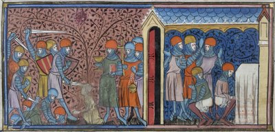 Royal 16 G. VI, f.185v Cordoba Mansur Baskını, 