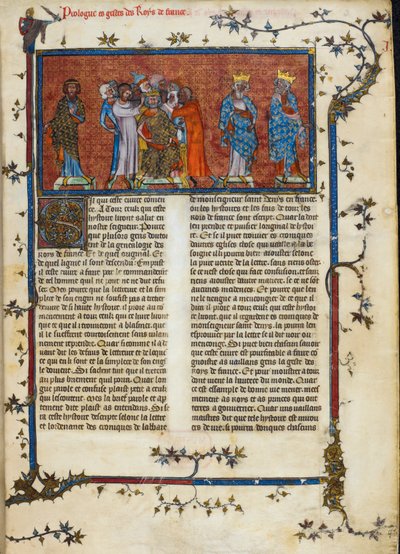 Royal 16 G. VI, f.3 The Coronation of Pharamond, 