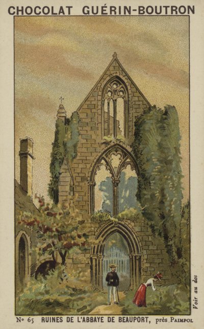 Paimpol yakınlarındaki Beauport Manastırı