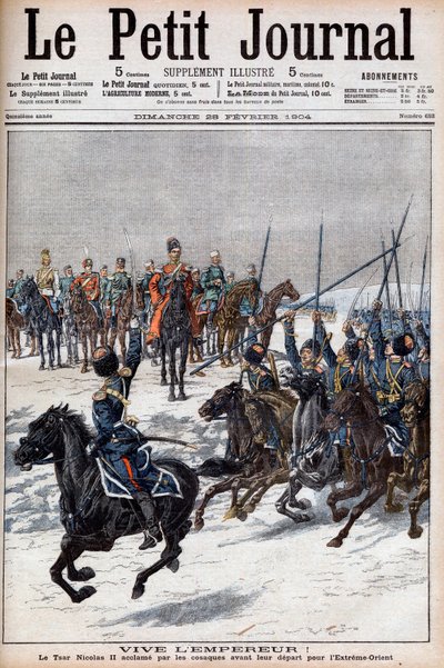 Rus-Japon Savaşı 1904-1905 - "Le Petit Journal"da Japonlarla savaşmak için Uzak Doğu
