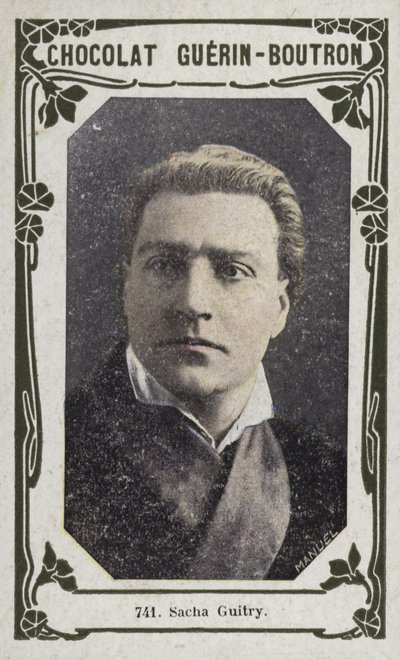 Sacha Guitry (renkli fotoğraf) by French School