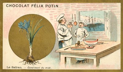 Safran (kromolitho) by French School