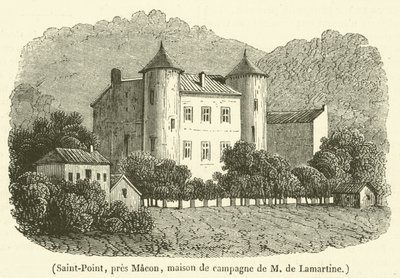 Saint-Point, Macon yakınlarında, Madame de Lamartine