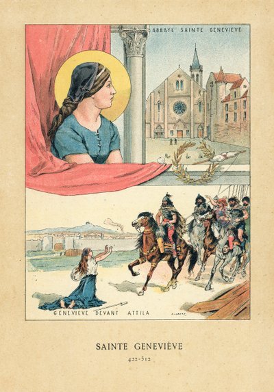 Aziz Genevieve by French School